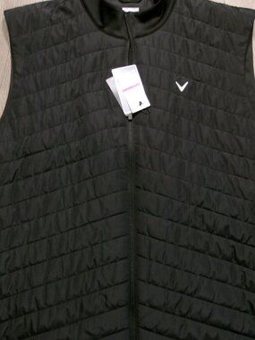 Callaway Mens Golf Vest Size XXL Black NWT Free Shipping Athletic